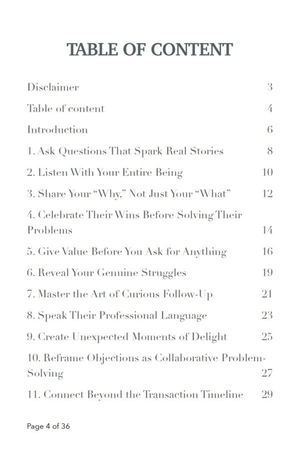 THE TRUST FACTOR : 12 Subtle Sales Skills That Turn Conversation Into Clients - Image 6