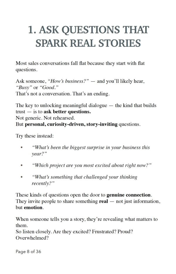 THE TRUST FACTOR : 12 Subtle Sales Skills That Turn Conversation Into Clients - Image 7